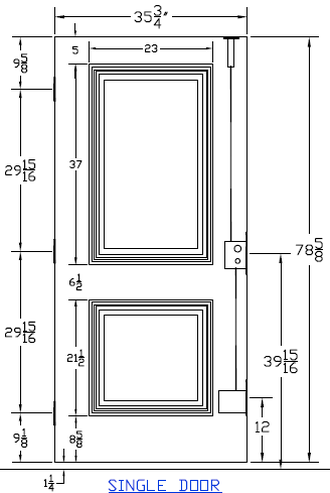 2 Panel Level 3 Bullet Resistant Fema 320 Door
