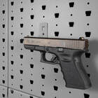 Gun Rack Sideways Handgun Barrel Hanger