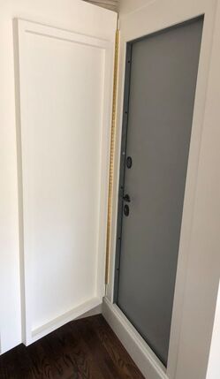 Concealed UL 752 Level 3 Panic room door with keyless entry 