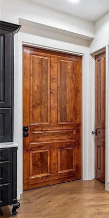 Custom Panic room door with UL 752 level 3 bullet resistant protection and multipoint locking