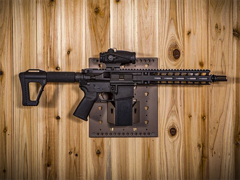 horizontal rifle storage