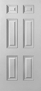 6 Panel Panic Room Door