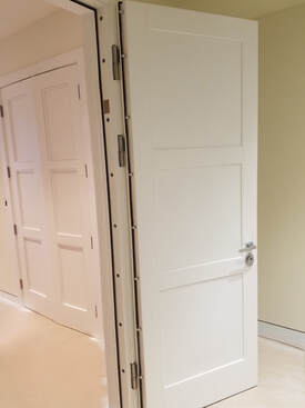 Bullet resistant security doors