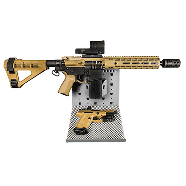 Tactical Rifle And Handgun Display