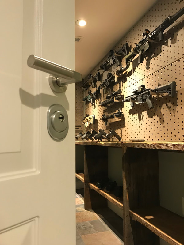 Custom High Security Walk In Gun Room Door