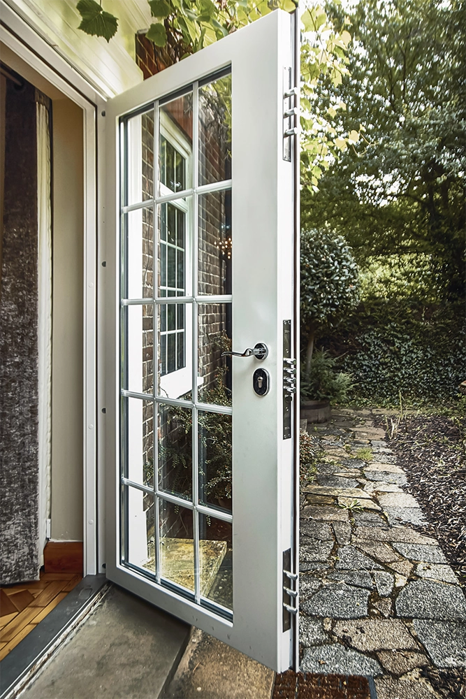 Custom Bullet Resistant Residential Security Glass Door with multipoint lock Bullet resistant glass door
