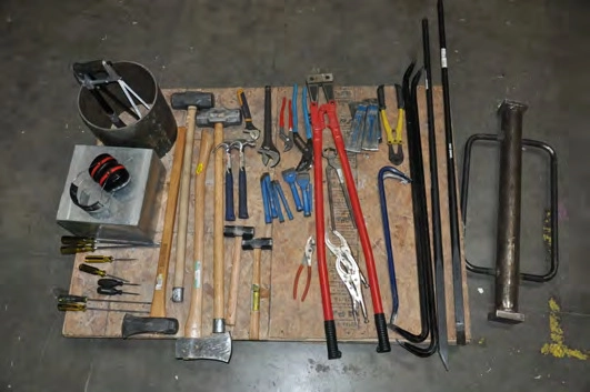 Forced entry testing tools