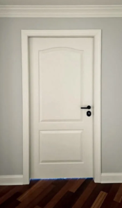 Fortress FE15 Level 8 ballistic security door with two-panel design