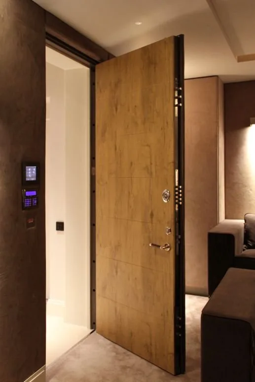 Fortress premium high-security door installed in a modern interior