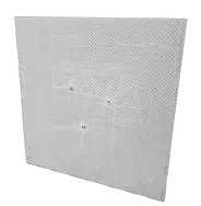 shot-level-3-bullet-resistant-wall-panel UL 752 Level 3 fiberglass bullet-resistant wall panel after ballistic testing